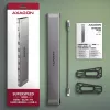 Axagon HMC-10HLS USB-C 9in1 stotelė, 4x USB-A, HDMI 4K/60Hz, RJ-45, SD/microSD, PD 100W