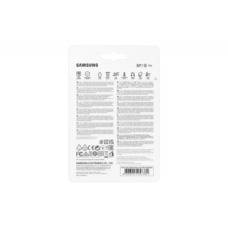 „Samsung“ 256 GB SDXC UHS-I MB-SY256S atminties kortelė