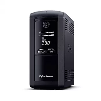 Nepertraukiamo maitinimo šaltinis CyberPower VP1000EILCD, Line-Interactive, 1 kVA / 550 W, 6 lizdai