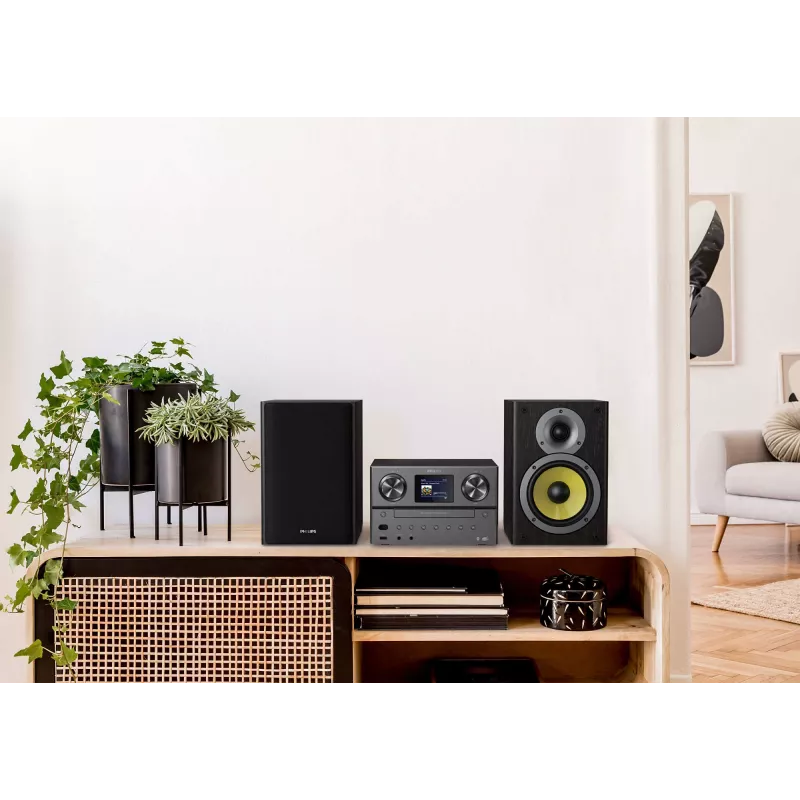 Philips TAM8905 muzikos sistema su internetiniu radiju, DAB+, Bluetooth, CD, USB ir Spotify Connect