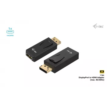 i-tec pasyvus DisplayPort į HDMI adapteris (maks. 4K/30Hz)