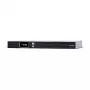Nepertraukiamo maitinimo šaltinis Rackmount Line-Interactive CYBERPOWER OR1500ERM1U — 1,5 kVA / 900 W, 6× C13 lizdai, LCD, karštai keičiama VRLA baterija, 1U, sidabrinis