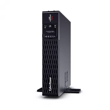 Nepertraukiamo maitinimo šaltinis CYBERPOWER PR1000ERT2U, 1 kVA (1000 W), Line-Interactive, 10x C13 lizdai, grynas sinusas, stovas/statyba 2U