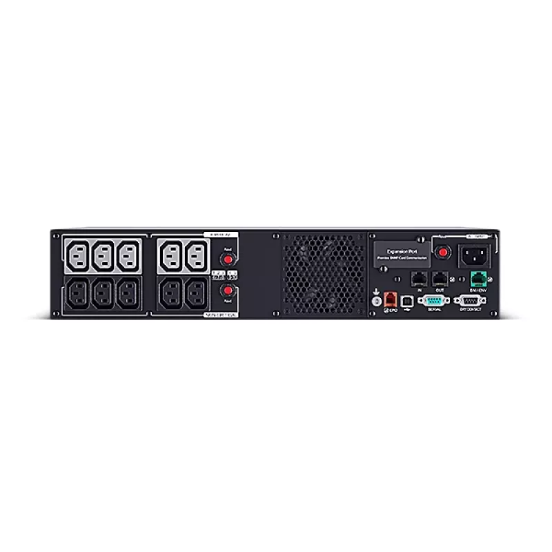 Nepertraukiamo maitinimo šaltinis CYBERPOWER PR1000ERT2U, 1 kVA (1000 W), Line-Interactive, 10x C13 lizdai, grynas sinusas, stovas/statyba 2U