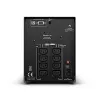 Nepertraukiamo maitinimo šaltinis CYBERPOWER PR1000ELCD — 1 kVA (900 W), Line-Interactive, grynas sinusas, 8× C13 lizdai, LCD, karštai keičiama baterija