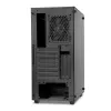 Korpusas IBOX CETUS 906 Midi Tower Juodas — ATX/mATX, 460×210×350 mm, 29 cm GPU, 7 diskai, RGB ventiliatoriai