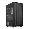 Korpusas IBOX CETUS 906 Midi Tower Juodas — ATX/mATX, 460×210×350 mm, 29 cm GPU, 7 diskai, RGB ventiliatoriai