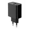 Gembird USB greitasis įkroviklis - Type A ir C 2 prievadai 20W - Juodas