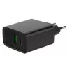 Gembird USB greitasis įkroviklis - Type A ir C 2 prievadai 20W - Juodas