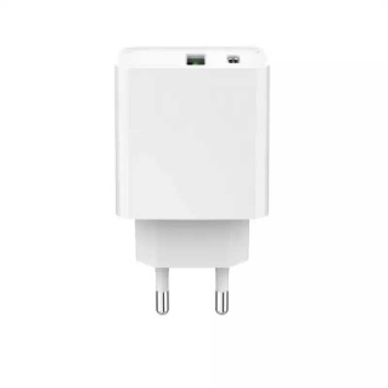 GEMBIRD USB greitasis įkroviklis - Type A ir C 2 prievadai 20W - Baltas