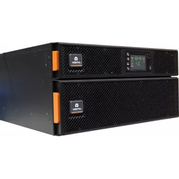 Vertiv Liebert GXT5 nepertraukiamo maitinimo šaltinis (UPS) 5000VA/5000W 230V su montavimo rinkiniu stelaže ir Intellislot RDU101 komunikacijos kortele GXT5-5000IRT5UXLN