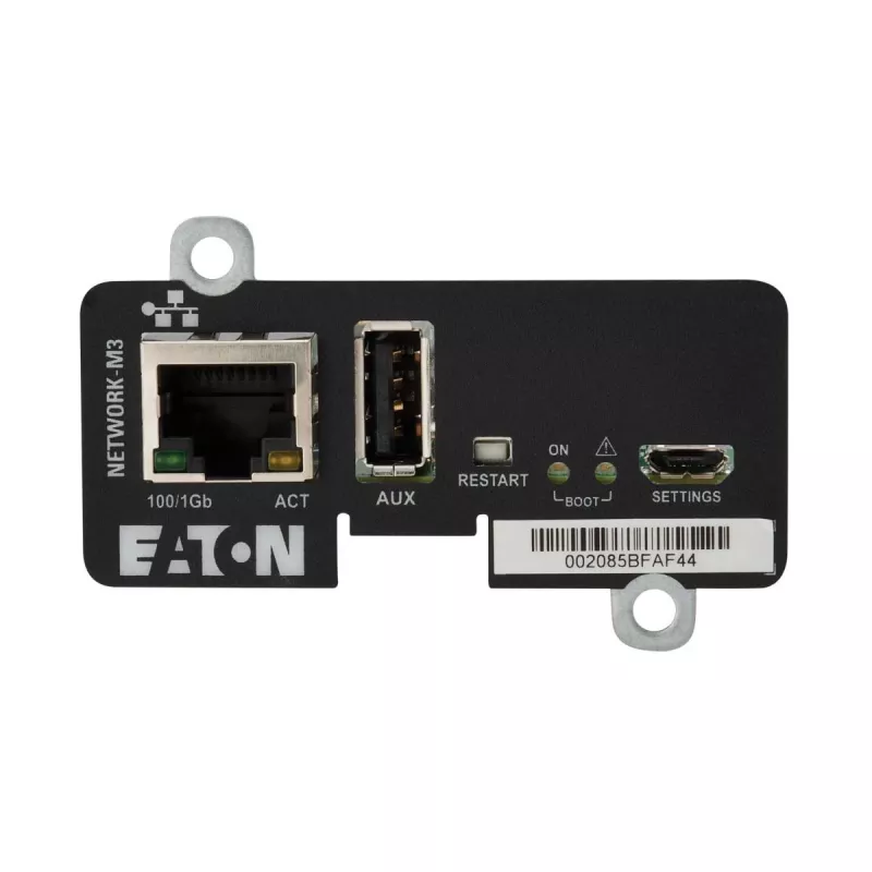 EATON CORPORATION tinklo UPS valdymo kortelė Mini NETWORK-M3 1,0 Gbps - Full duplex
