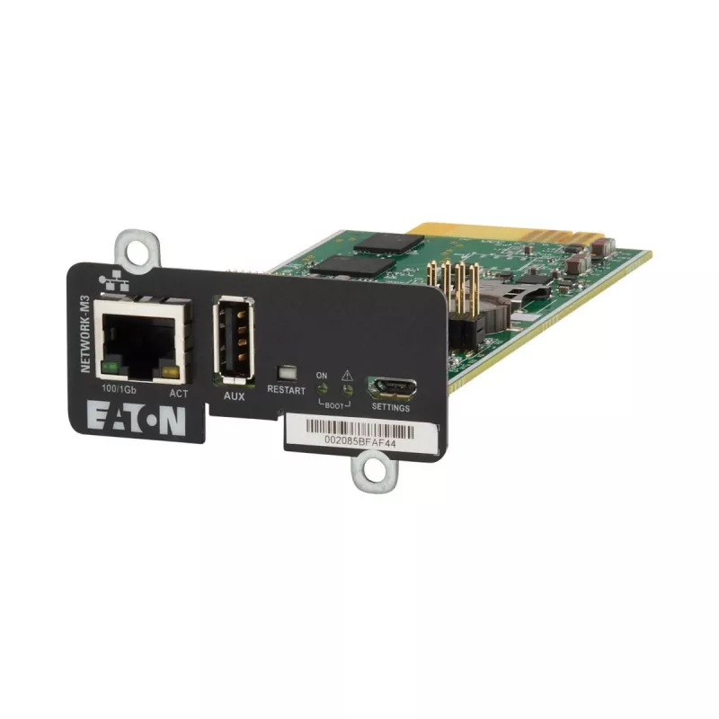 EATON CORPORATION tinklo UPS valdymo kortelė Mini NETWORK-M3 1,0 Gbps - Full duplex