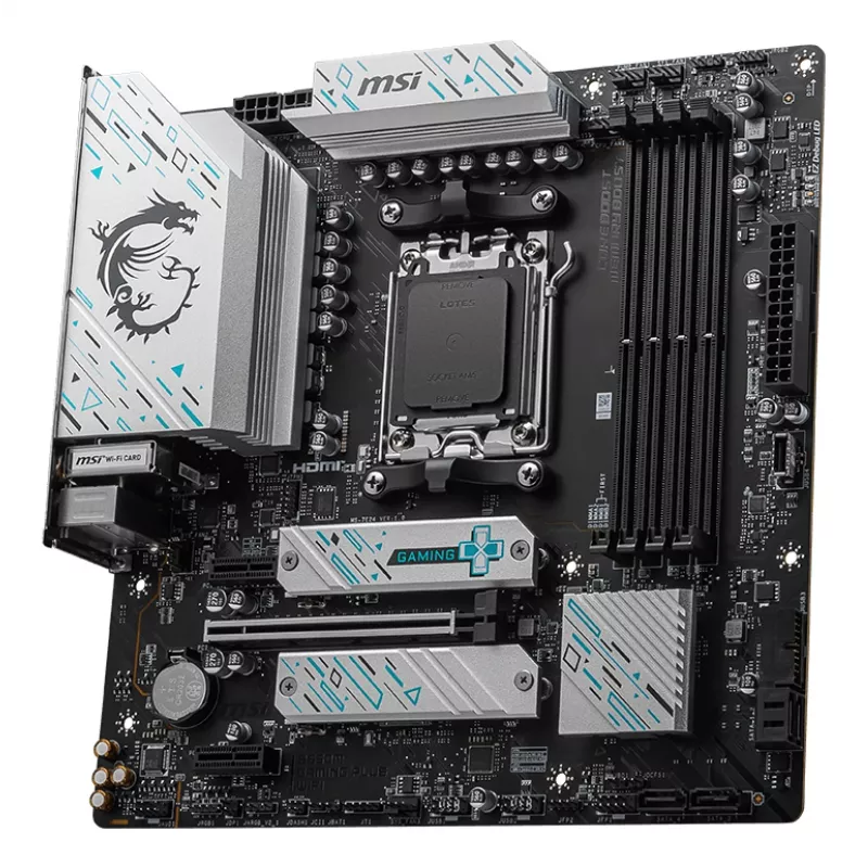 MSI B650M GAMING PLUS WIFI pagrindinė plokštė AMD B650 Socket AM5 micro ATX