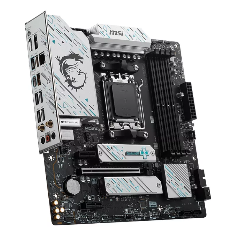 MSI B650M GAMING PLUS WIFI pagrindinė plokštė AMD B650 Socket AM5 micro ATX