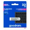 USB atmintukas GOODRAM UNO3-0320S0R11 32 GB, USB Type-A, USB 3.2 Gen 1, metalinis korpusas be dangtelio, sidabrinis