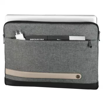 Hama Design Line Terra 15,6 colio (39,6 cm) nešiojamojo kompiuterio dėklas iš perdirbto PET, pilkos spalvos