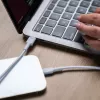 Green Cell PowerStream KABGC07W USB-C ir Lightning kabelis, MFi, Power Delivery, 1 m, 29 W, baltos spalvos