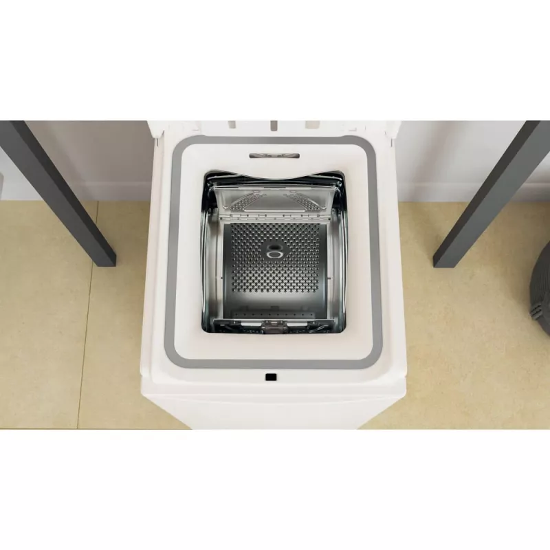Whirlpool NTDLR 6040S PL/N skalbimo mašina su viršutiniu pakrovimu 6 kg 951 RPM Balta