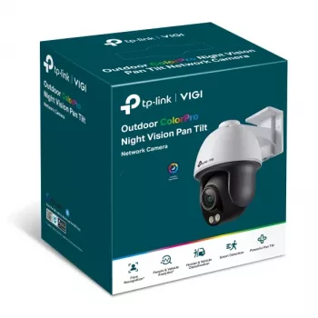 TP-Link VIGI C540S(4mm) IP stebėjimo kupolinė kamera, 4MP, ColorPro naktinis matymas, PTZ, lauko/vidaus, lubų/sienos montavimas