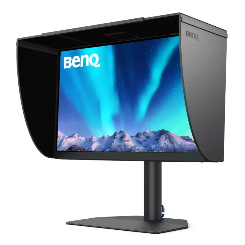 BenQ SW272Q profesionalus monitorius nuotraukų redagavimui 27 colių 2560x1440 WQHD LCD juodas