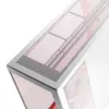 PC korpusas MODECOM Volcano SPACE APEX ARGB MIDI Tower White — plieninis, šoninis langas, ARGB ventiliatoriai, USB-C