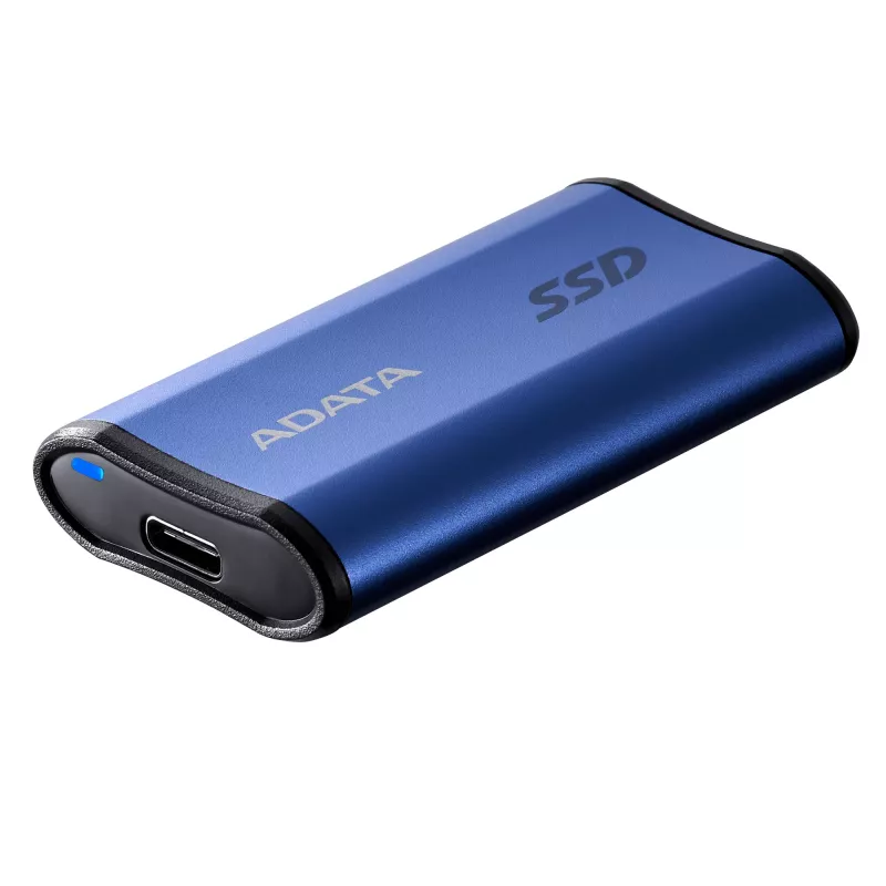 ADATA SE880 1 TB nešiojamas SSD diskas, USB-C 3.2 Gen 2x2 (20 Gbit/s), iki 2000 MB/s, mėlynas