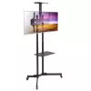 Techly ICA-TR216T TV laikiklis sieninis 177,8 cm (70 col.) juodas