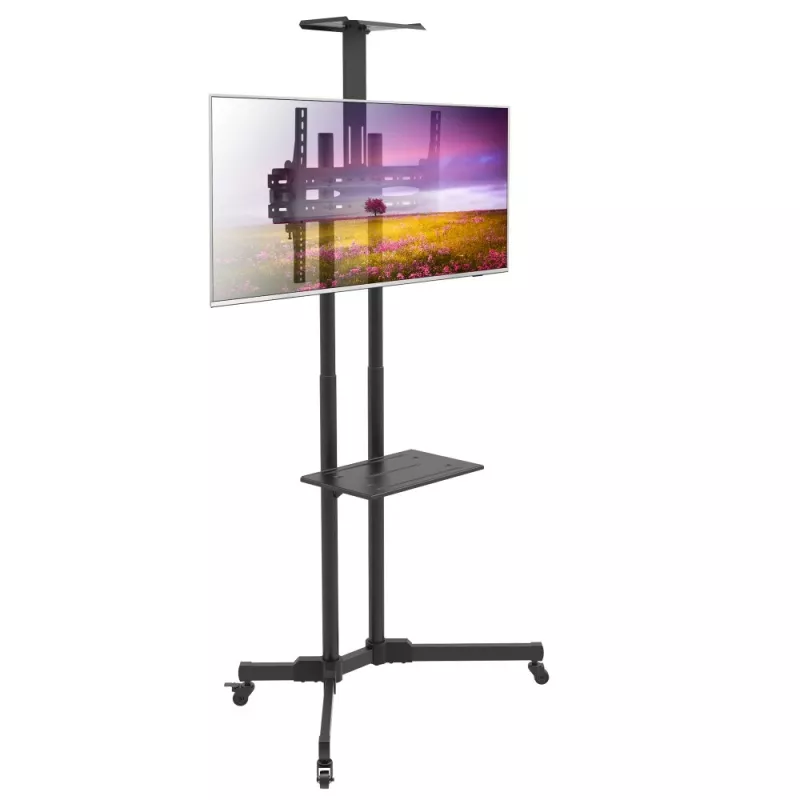 Techly ICA-TR216T TV laikiklis sieninis 177,8 cm (70 col.) juodas