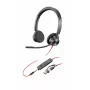 HP Poly Blackwire 3325 Stereo USB-C ausinės su 3,5 mm lizdu ir USB-C/A adapteriu