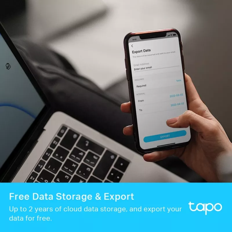 TP-Link Tapo T315 išmanusis temperatūros ir drėgmės jutiklis su E-Ink ekranu