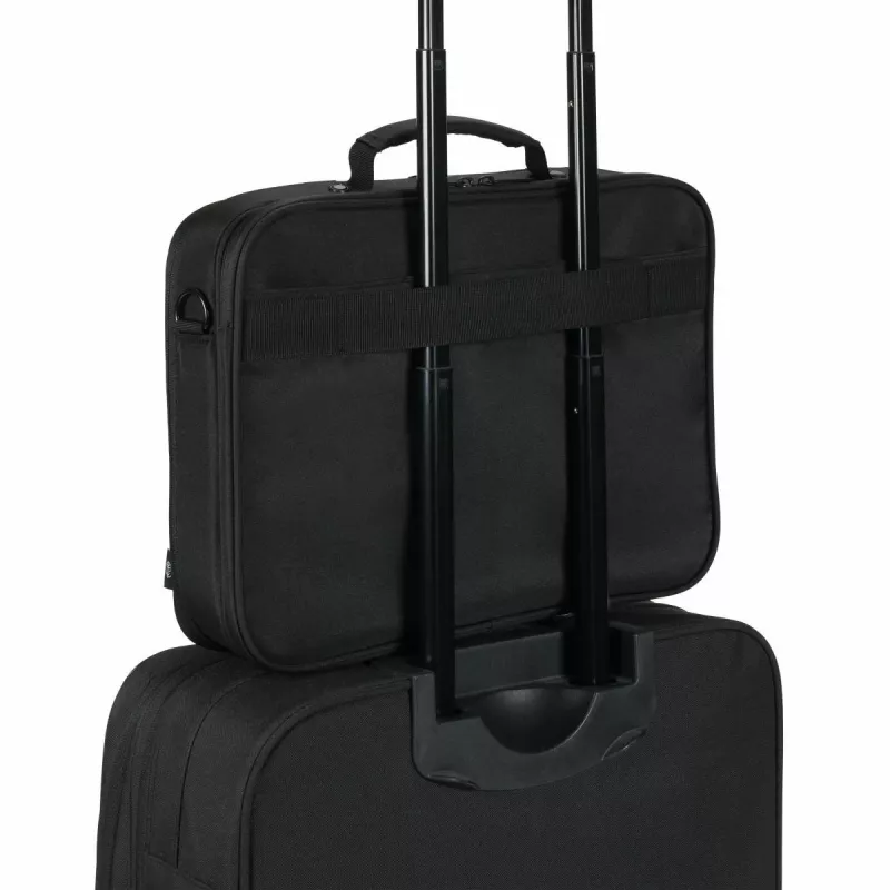 DICOTA Eco Multi Core - 13-14,1 col. nešiojamojo kompiuterio portfelis - juoda / 300d 100% perdirbto PET poliesterio