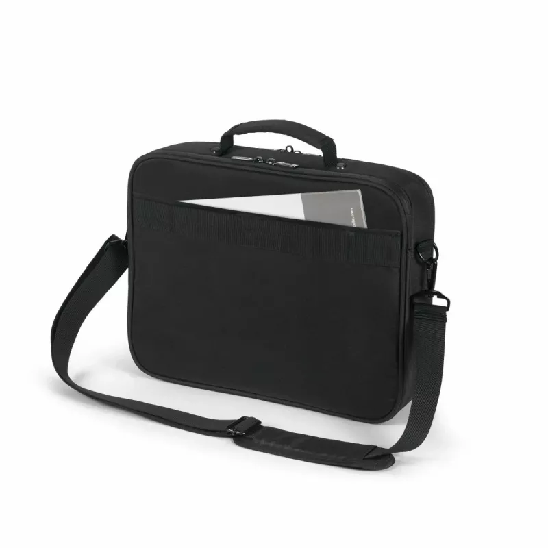 DICOTA Eco Multi Core - 13-14,1 col. nešiojamojo kompiuterio portfelis - juoda / 300d 100% perdirbto PET poliesterio