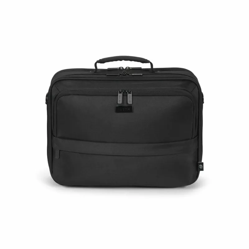 DICOTA Eco Multi Core - 13-14,1 col. nešiojamojo kompiuterio portfelis - juoda / 300d 100% perdirbto PET poliesterio