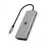 ICY BOX IB-DK4012-CPD laidinis USB 3.2 Gen 1 (3.1 Gen 1) Type-C dokų stotelė, antracito, juoda