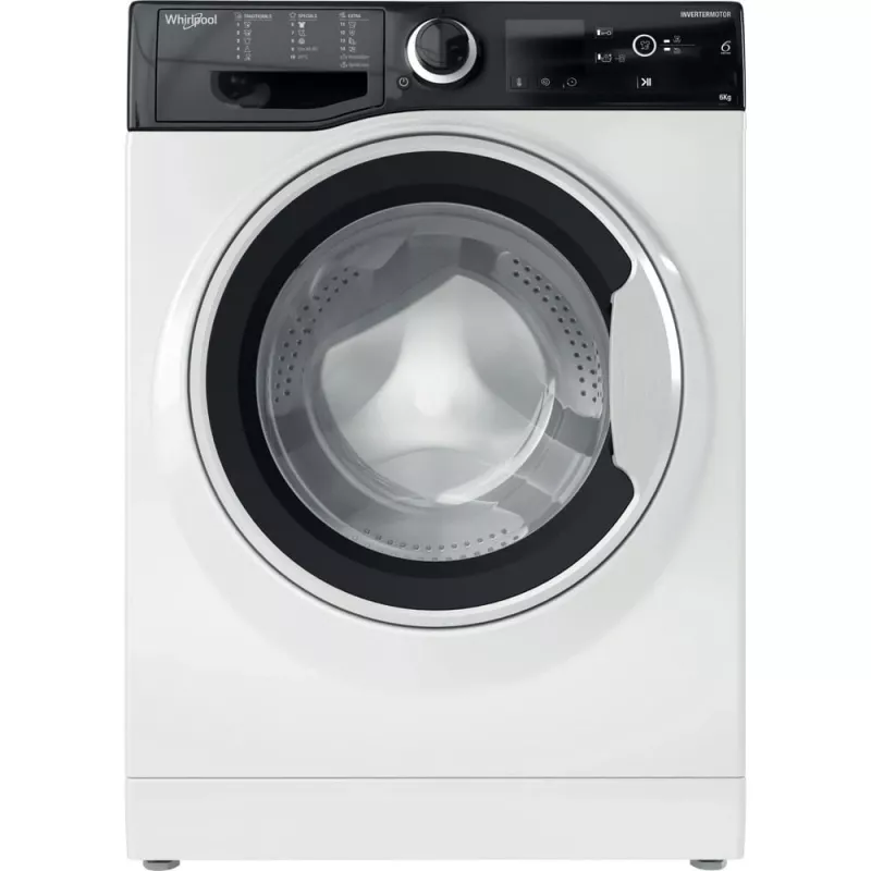 Whirlpool WRBSS 6249 S EU skalbyklė su priekiniu pakrovimu 6 kg 1200 RPM balta