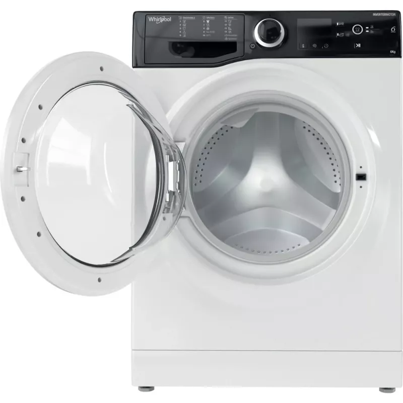Whirlpool WRBSS 6249 S EU skalbyklė su priekiniu pakrovimu 6 kg 1200 RPM balta