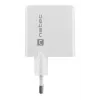 NATEC NUC-2142 belaidis mobiliojo įrenginio kroviklis, USB-C PD 3.0 + USB-A, 5–20V iki 3A, 45 W, baltas