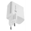 NATEC NUC-2142 belaidis mobiliojo įrenginio kroviklis, USB-C PD 3.0 + USB-A, 5–20V iki 3A, 45 W, baltas