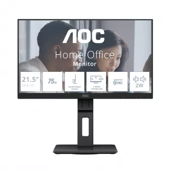 AOC 22E2UMF kompiuterio monitorius 54,6 cm (21,5 colio) 1920 x 1080 pikselių Full HD LED juodas