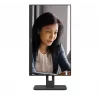 AOC 22E2UMF 21,5 colio (54,6 cm) VA ekranas, 1920 x 1080 Full HD, 75 Hz, 4 ms, HDMI, DisplayPort, VGA, USB šakotuvas, garsiakalbiai, pasukamas (pivot), keičiamo aukščio, juodas
