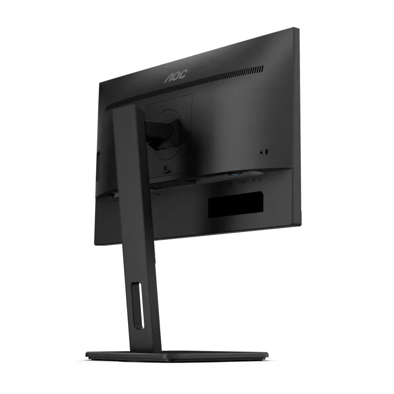 AOC 22E2UMF 21,5 colio (54,6 cm) VA ekranas, 1920 x 1080 Full HD, 75 Hz, 4 ms, HDMI, DisplayPort, VGA, USB šakotuvas, garsiakalbiai, pasukamas (pivot), keičiamo aukščio, juodas
