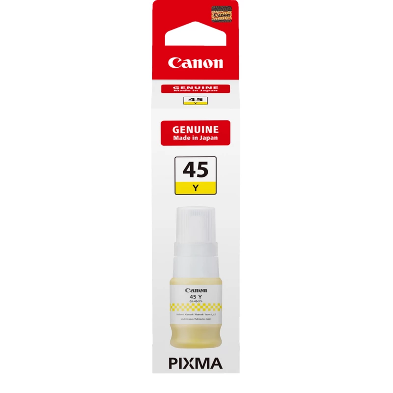 Canon GI-45Y geltonas rašalo buteliukas 1 vnt. Originalus geltonas