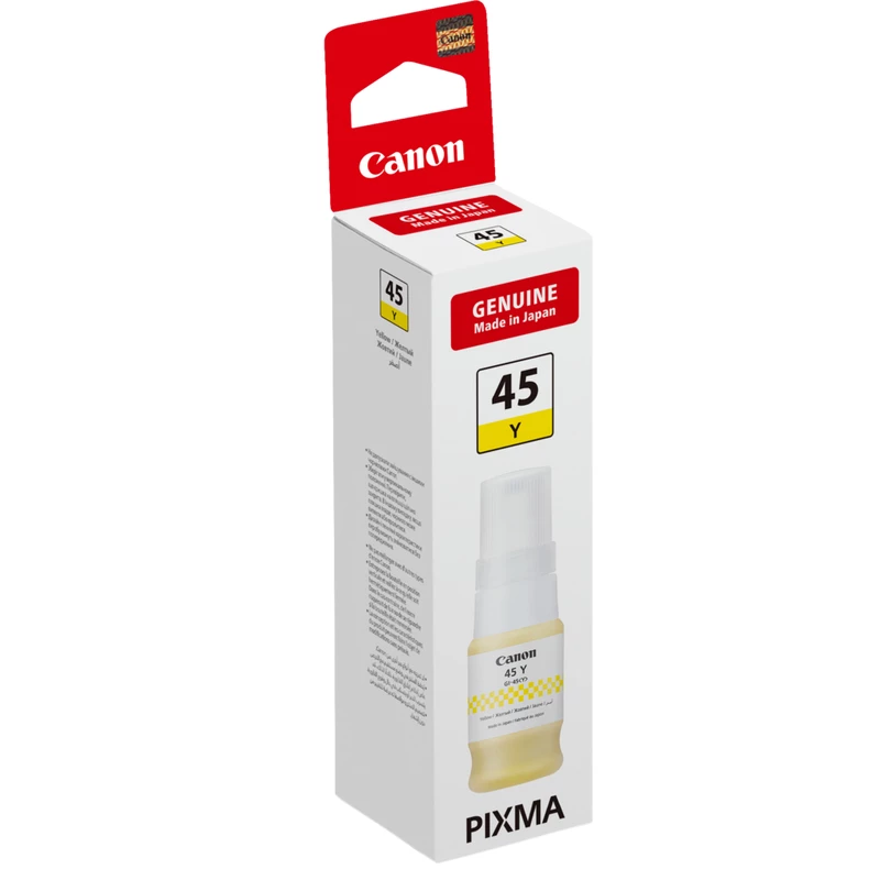 Canon GI-45Y geltonas rašalo buteliukas 1 vnt. Originalus geltonas