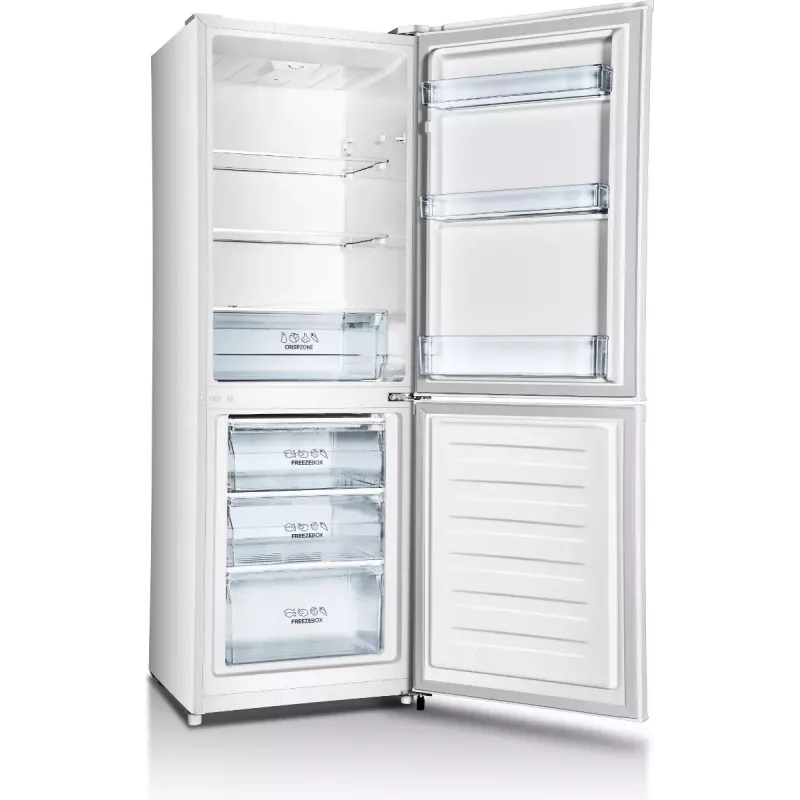 Laisvai pastatomas šaldytuvas-šaldiklis Gorenje RK4162PW4 — 230 L (šaldytuvas 159 L, šaldiklis 71 L), baltas, inverter, apatinis šaldiklis