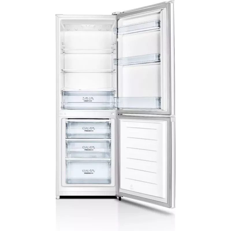 Laisvai pastatomas šaldytuvas-šaldiklis Gorenje RK4162PW4 — 230 L (šaldytuvas 159 L, šaldiklis 71 L), baltas, inverter, apatinis šaldiklis