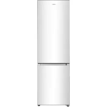Laisvai pastatomas šaldytuvas-šaldiklis Gorenje RK4182PW4, 269 L bendras (198 L šaldytuvas, 71 L šaldiklis), baltas, apačioje šaldiklis