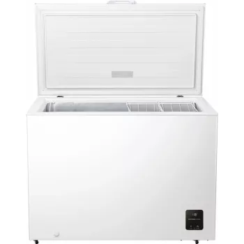 Šaldiklis skryninis Gorenje FH30EAW — 297 L neto, energijos klasė E, laisvai pastatomas, ekranas, baltas