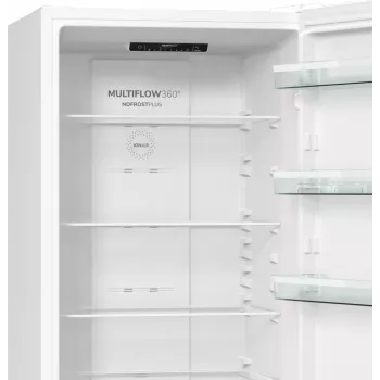 Šaldytuvas-šaldiklis Gorenje NRK6202EW4 BK070B, 331 L, No Frost (šaldytuvas), SN-N, 9 kg/24h, E, Baltas