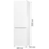 Šaldytuvas-šaldiklis Gorenje NRK6202EW4 BK070B, 331 L, No Frost (šaldytuvas), SN-N, 9 kg/24h, E, Baltas